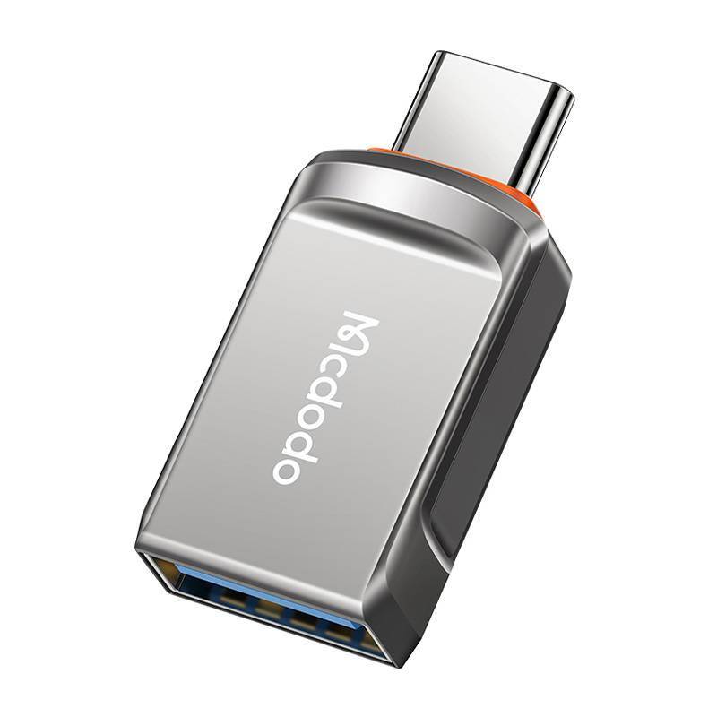 Mcdodo OT-8730, USB 3.0 Adapter, C-Stecker - A-Buchse, Metall, grau