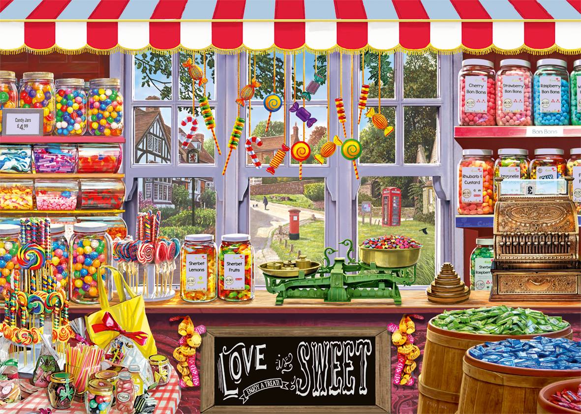 Your Favourite Shops 4x 1000 Teile Puzzle