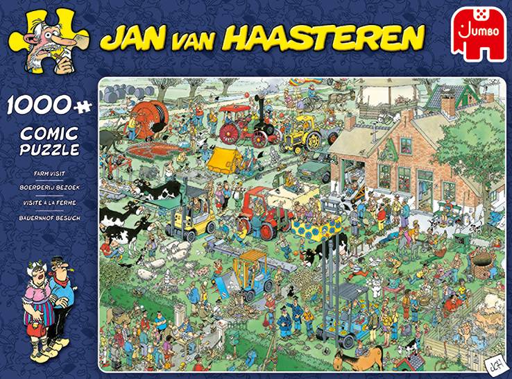 Jumbo 19063 Jan van Haasteren Bauernhof Besuch 1000 Teile Puzzle