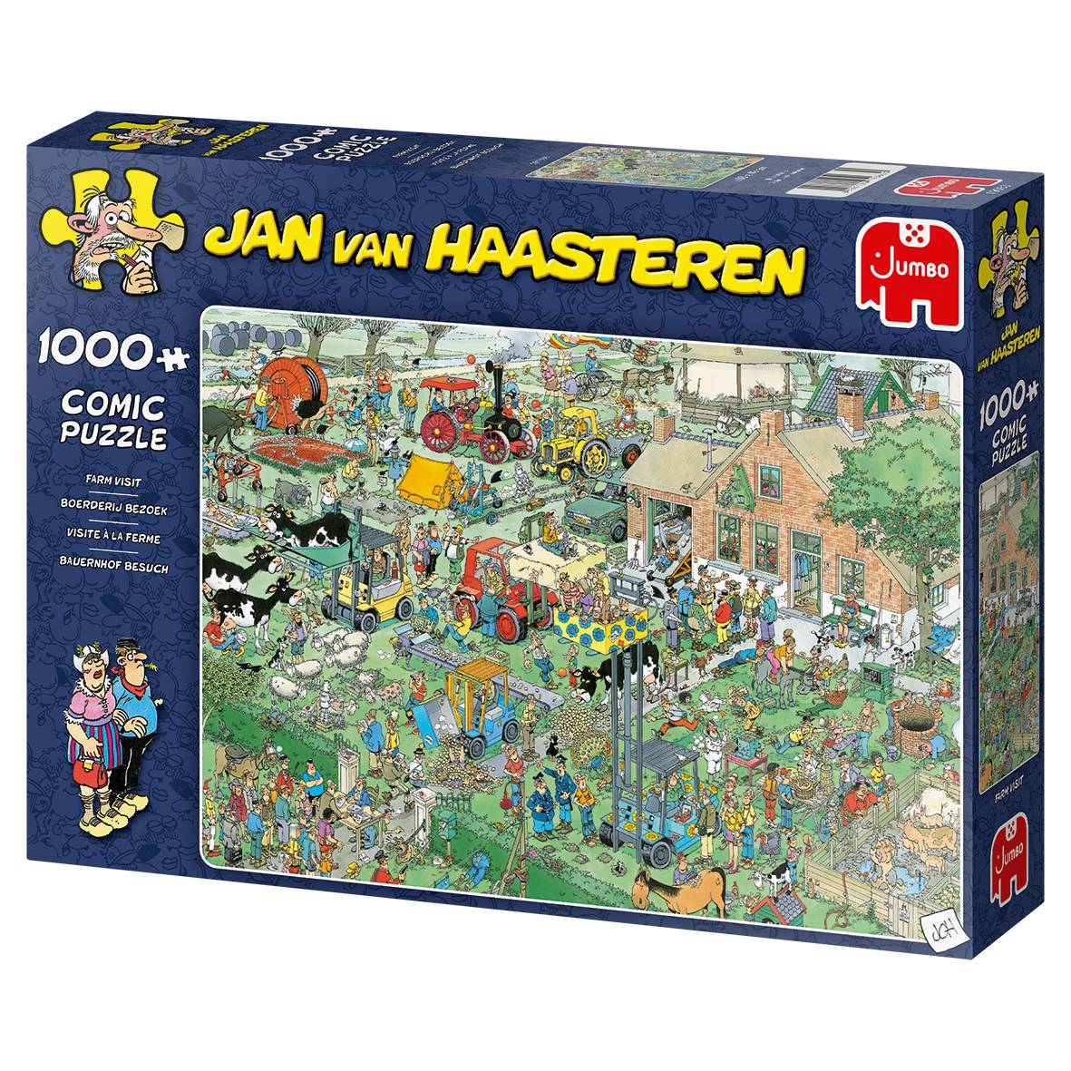 Jumbo 19063 Jan van Haasteren Bauernhof Besuch 1000 Teile Puzzle