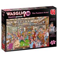 JUMBO SPIELE - Wasgij Destiny 19 - Die Kneipe im Puzzle-Eck! - 1000 Teile, 1000 Stück(e), Comics, 12 Jahr(e)
