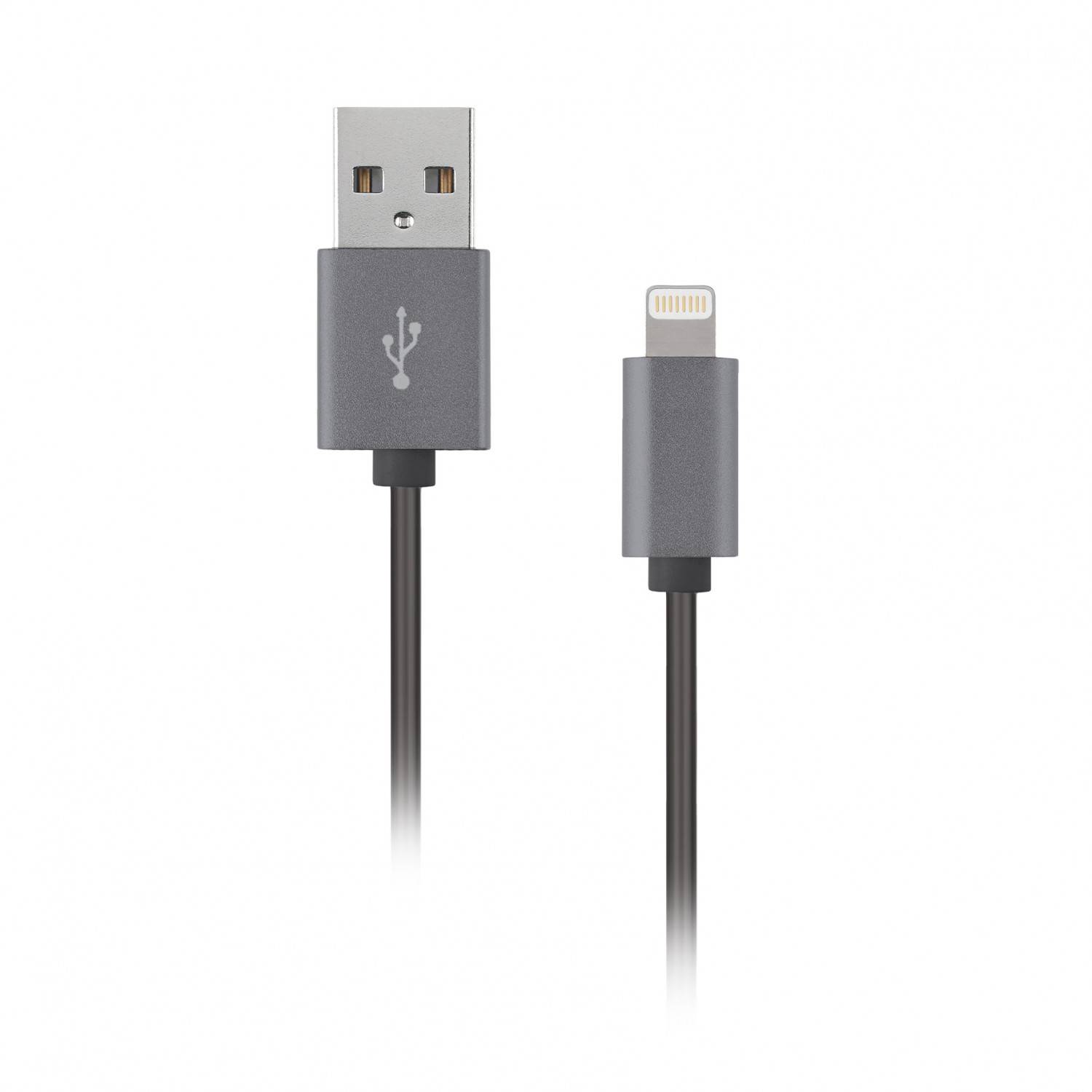 Artwizz Lightning to USB Cable Lade Daten Kabel Metall iPhone iPad iPod , titan