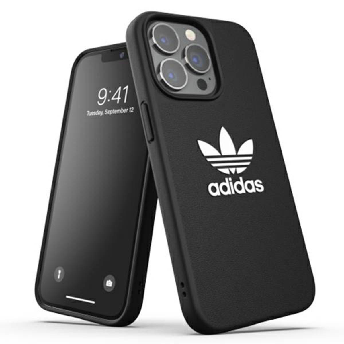 Adidas Apple iPhone 13 Pro Basic Original Silikon Hard Case Cover Schutzhülle Schwarz