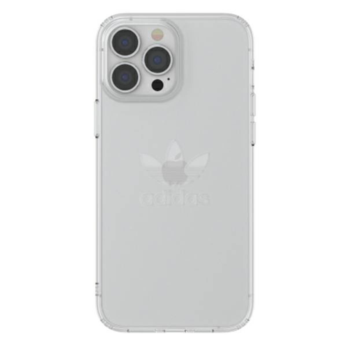 Adidas Apple iPhone 13 Pro Max Clear Case Original Silikon Hard Case Cover Schutzhülle Transparent