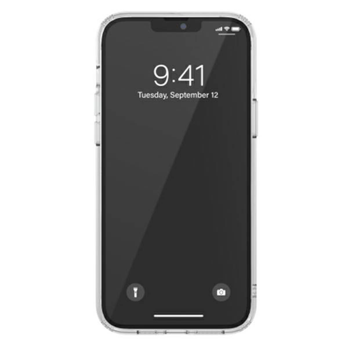 Adidas Apple iPhone 13 Pro Max Clear Case Original Silikon Hard Case Cover Schutzhülle Transparent