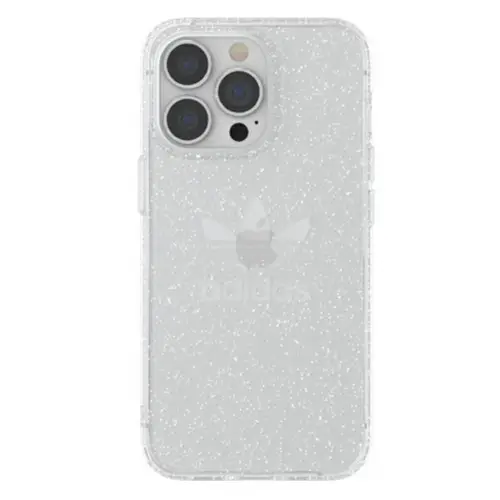 Adidas Apple iPhone 13 Pro Clear Case Glitzer Original Silikon Hard Case Cover Schutzhülle Transparent Adidas Apple iPhone 13 Pro Clear Case Glitzer Original Silikon Hard Case Cover Schutzhülle Transparent