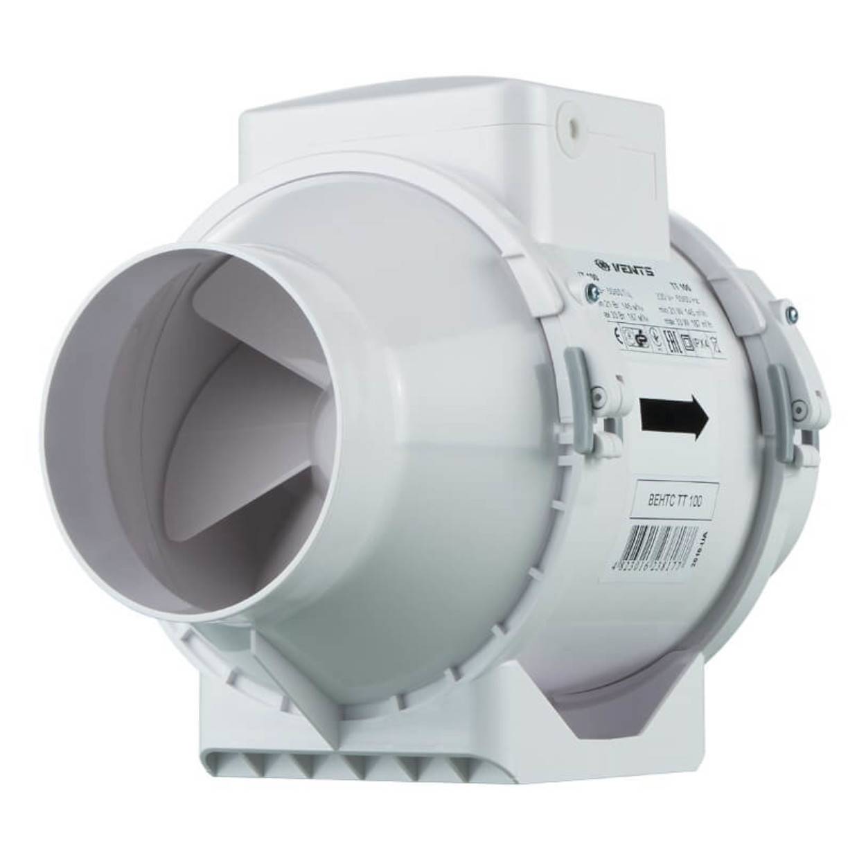 Rohrventilator Lüfter TT 125 bis 280 m³/h
