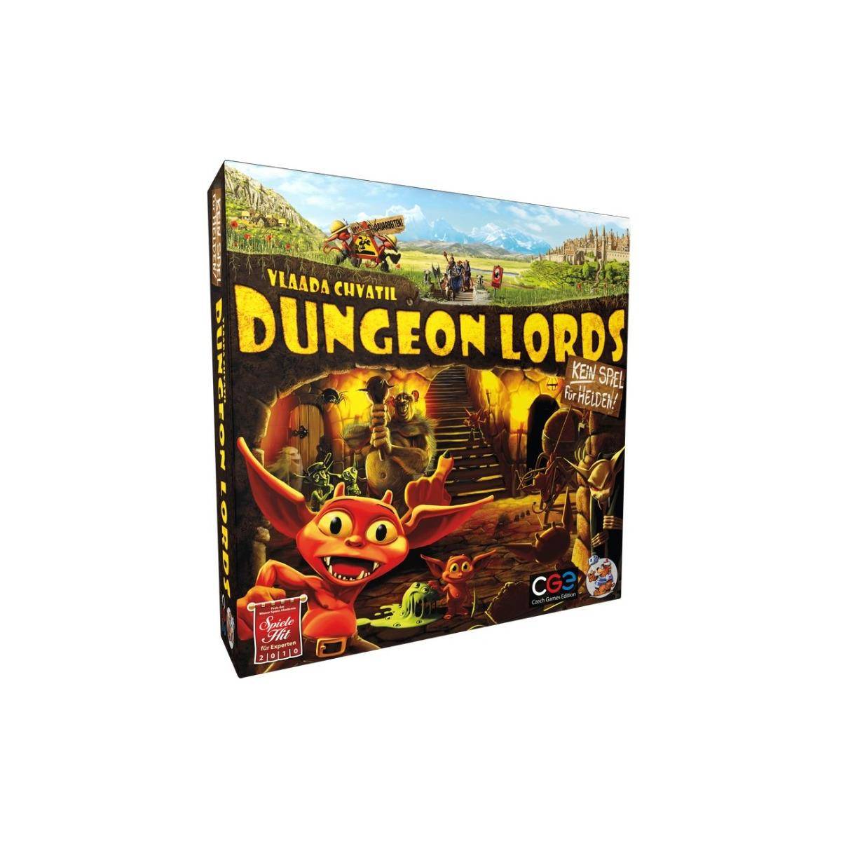 CZ012 - Dungeon Lords, Brettspiel, für 2-4 Spieler, ab 14 Jahren