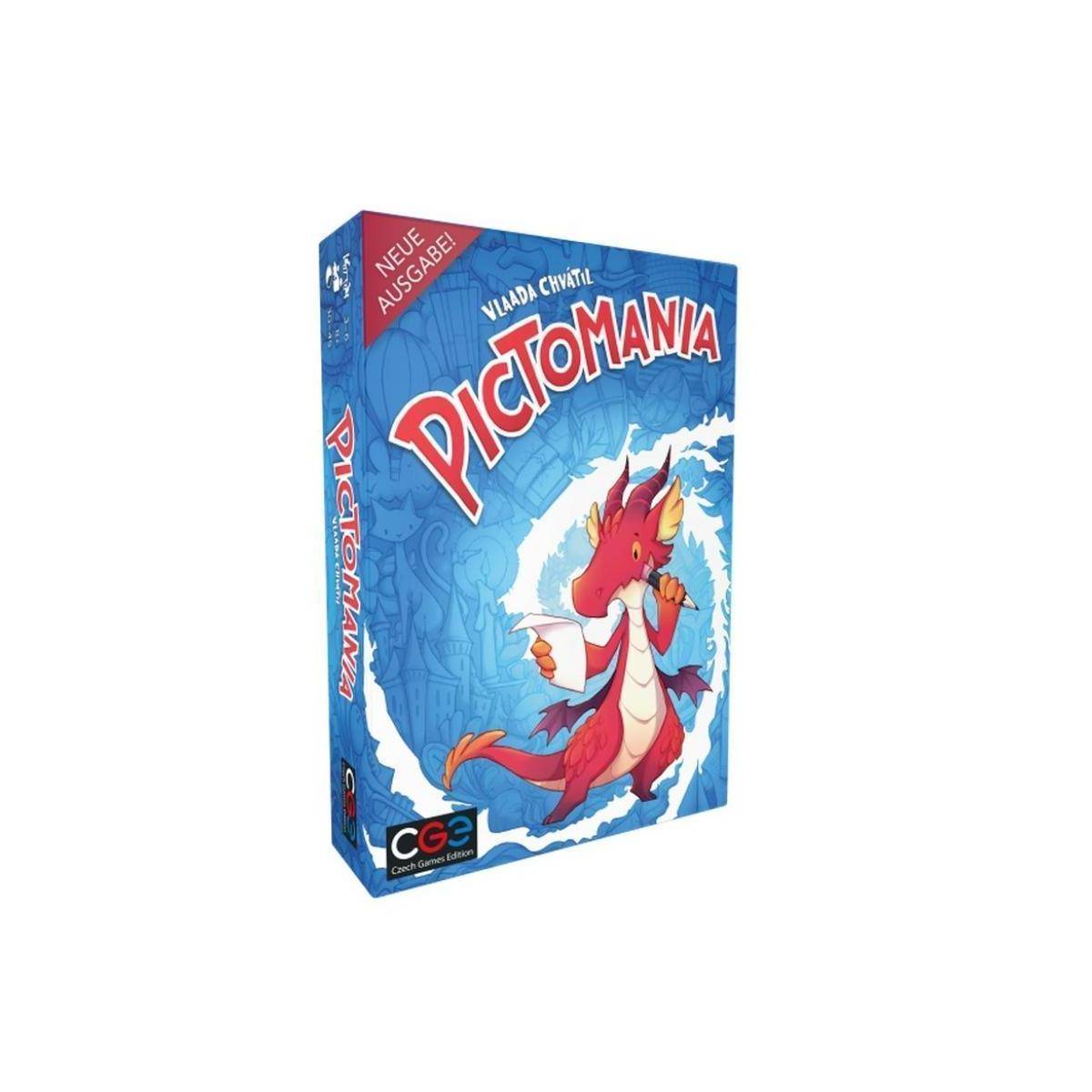 CGE600737 - Pictomania, Kartenspiel, für 3-6 Spieler, ab 8 Jahren (DE-Ausgabe)