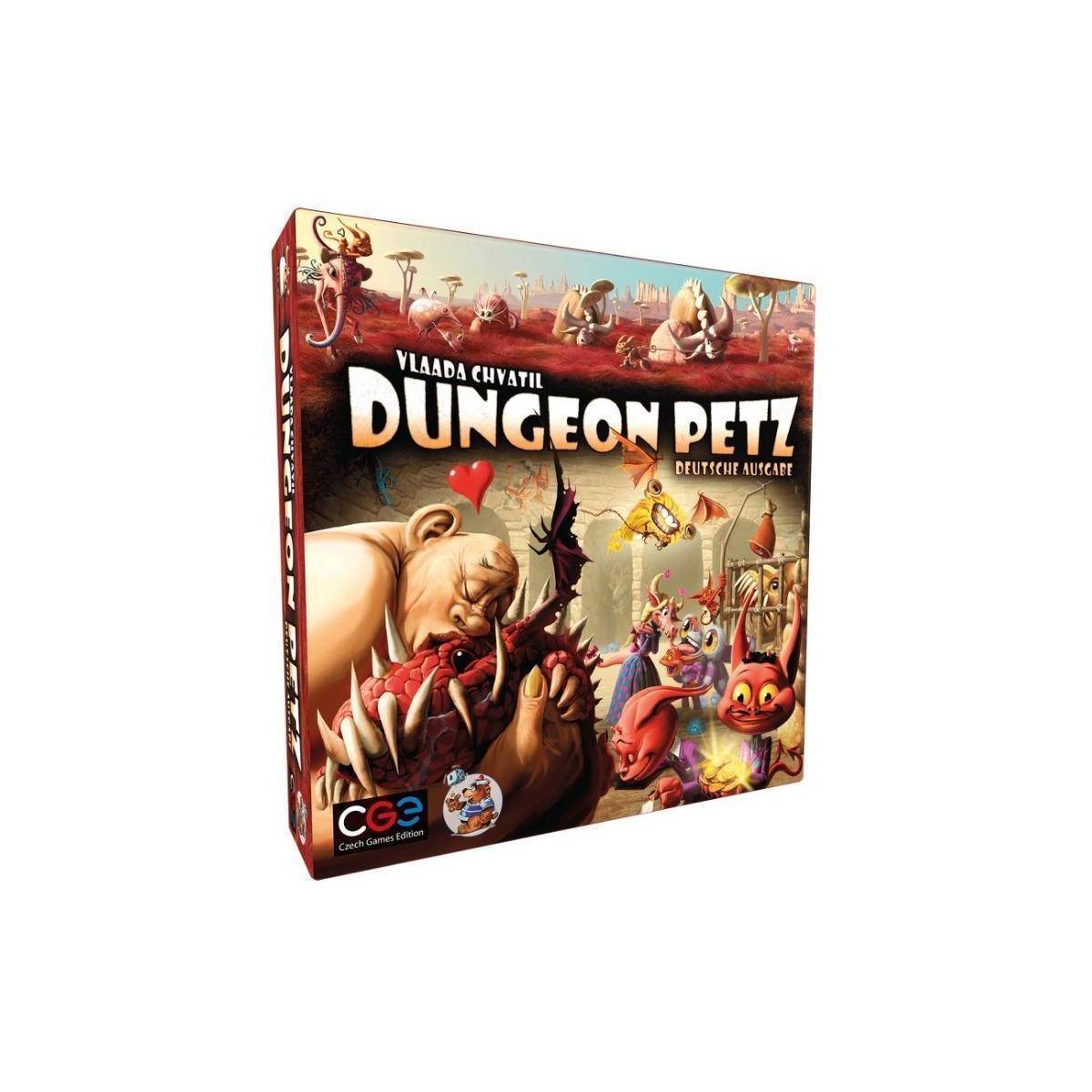 CGE030893 - Dungeon Petz, Brettspiel, für 2-4 Spieler, ab 12 Jahren