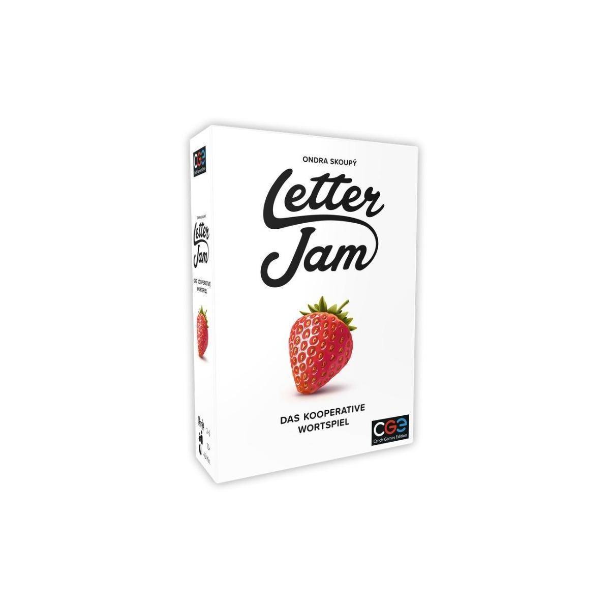 CGE440137 - Letter Jam, Kartenspiel, 2-6 Spieler, ab 10 Jahren (DE-Ausgabe)
