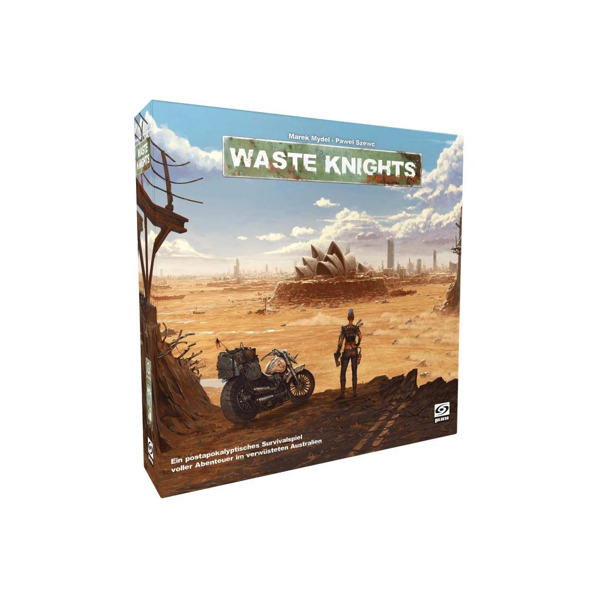 GA004 - Waste Knights - Das Brettspiel, für 1-4 Spieler, ab 14 Jahren (DE-Ausgabe)