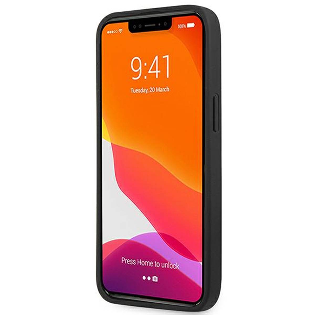 Guess Big Metal Logo Collection Apple iPhone 13 Pro Max Hard Case Cover Schutzhülle Grau