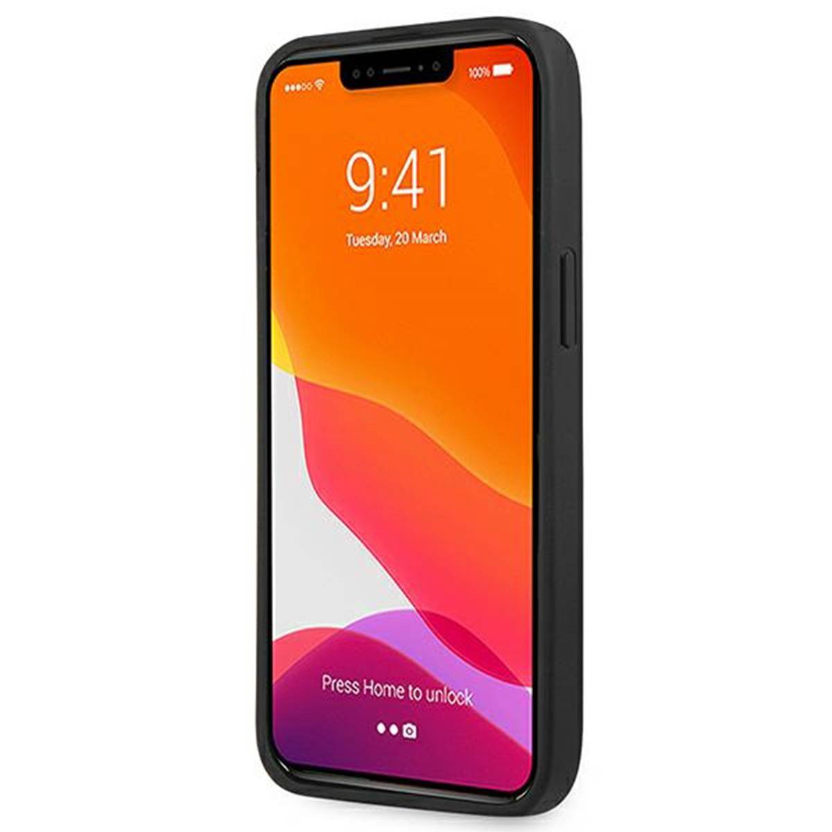 BMW Signature Logo Print Apple iPhone 13 Pro Max Hard Case Cover Schutzhülle Schwarz