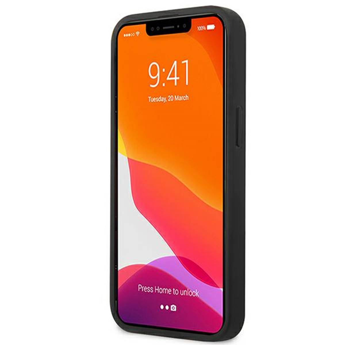 BMW Curve Perforate Serie Apple iPhone 13 Mini Hard Case Cover Schutzhülle Rot