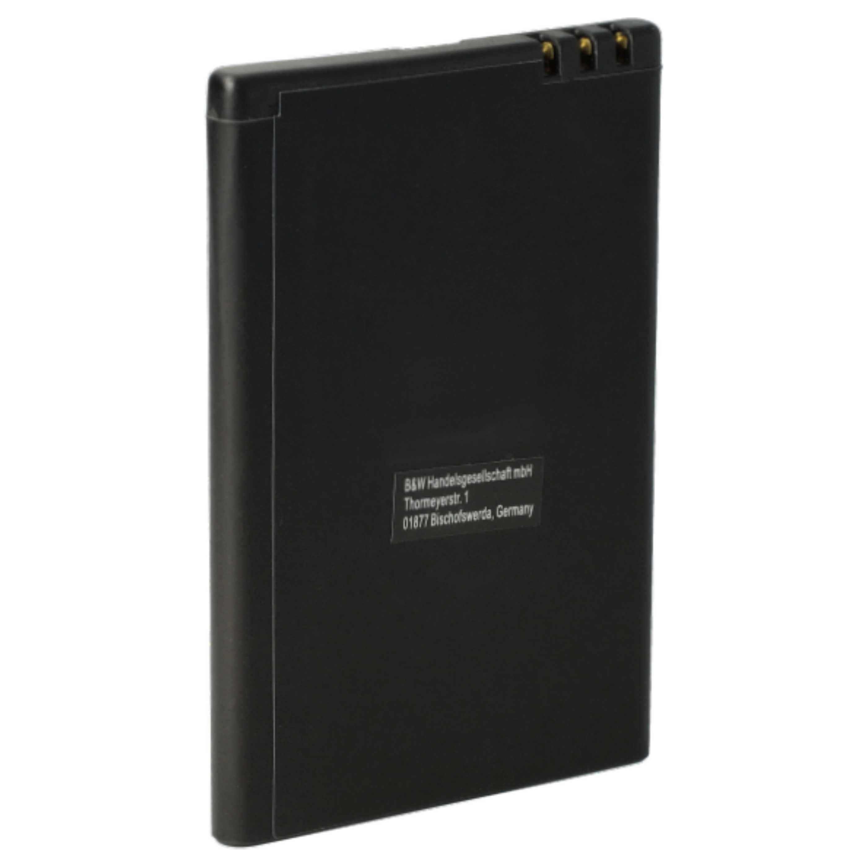 vhbw Akku Ersatz für Zoomax R001710000 für GPS Navigation Navi (1700 mAh, 3,7 V, Li-Ion)