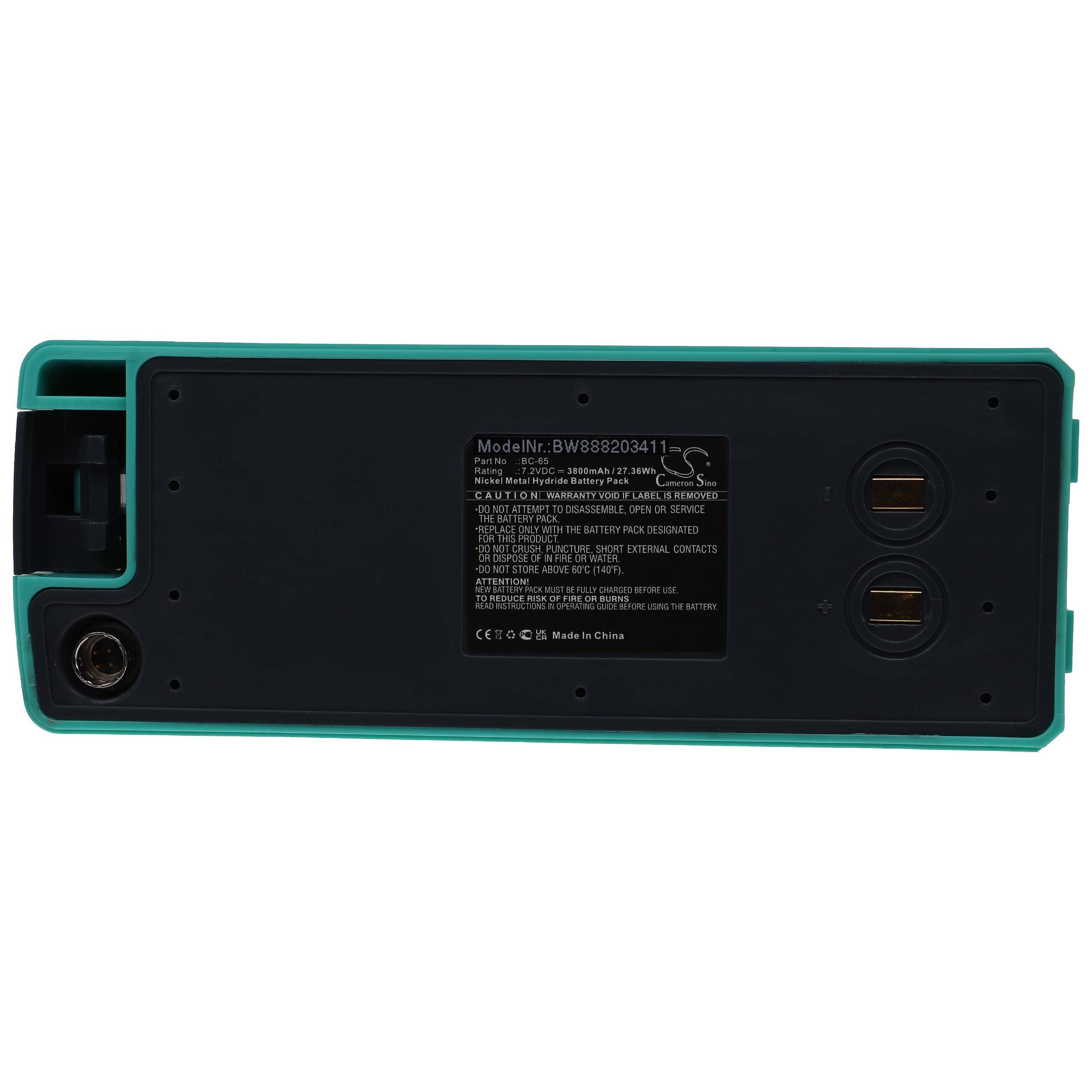 vhbw Akku kompatibel mit Nikon NPR-362 | NPR-452, NPL-352, NPR-352 Messgerät (3800 mAh, 7,2 V, NiMH)