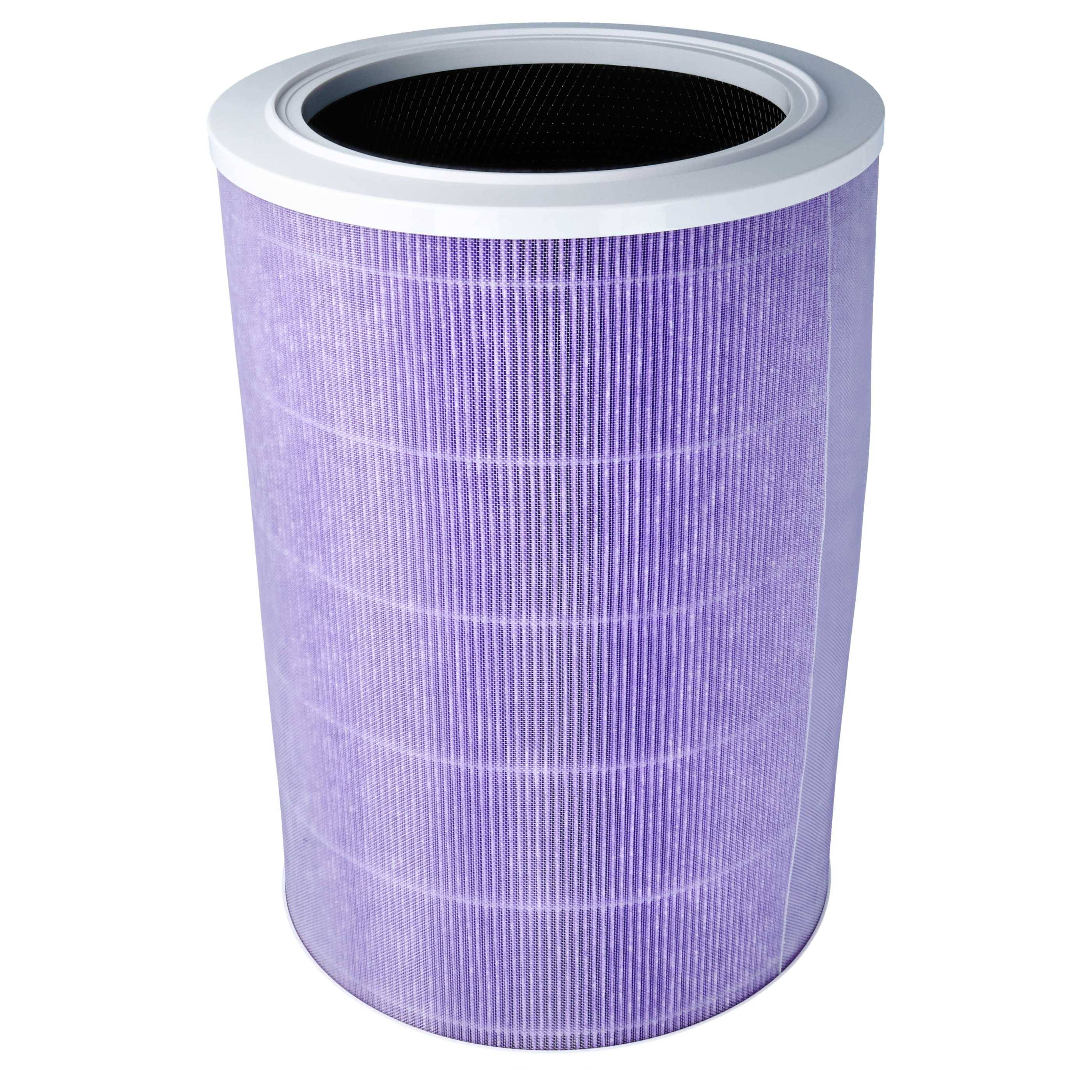 vhbw HEPA Filter kompatibel mit Xiaomi Mi Air Purifier 2H Luftreiniger | Ersatz-Filter mit integriertem Aktivkohle-Filter, antibakteriell