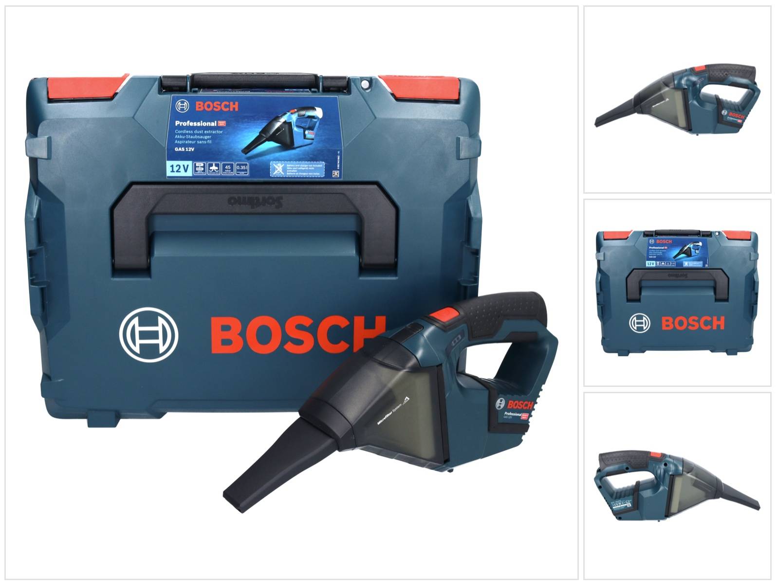 Bosch Akku-Sauger 12V GAS 12V + L-BOXX