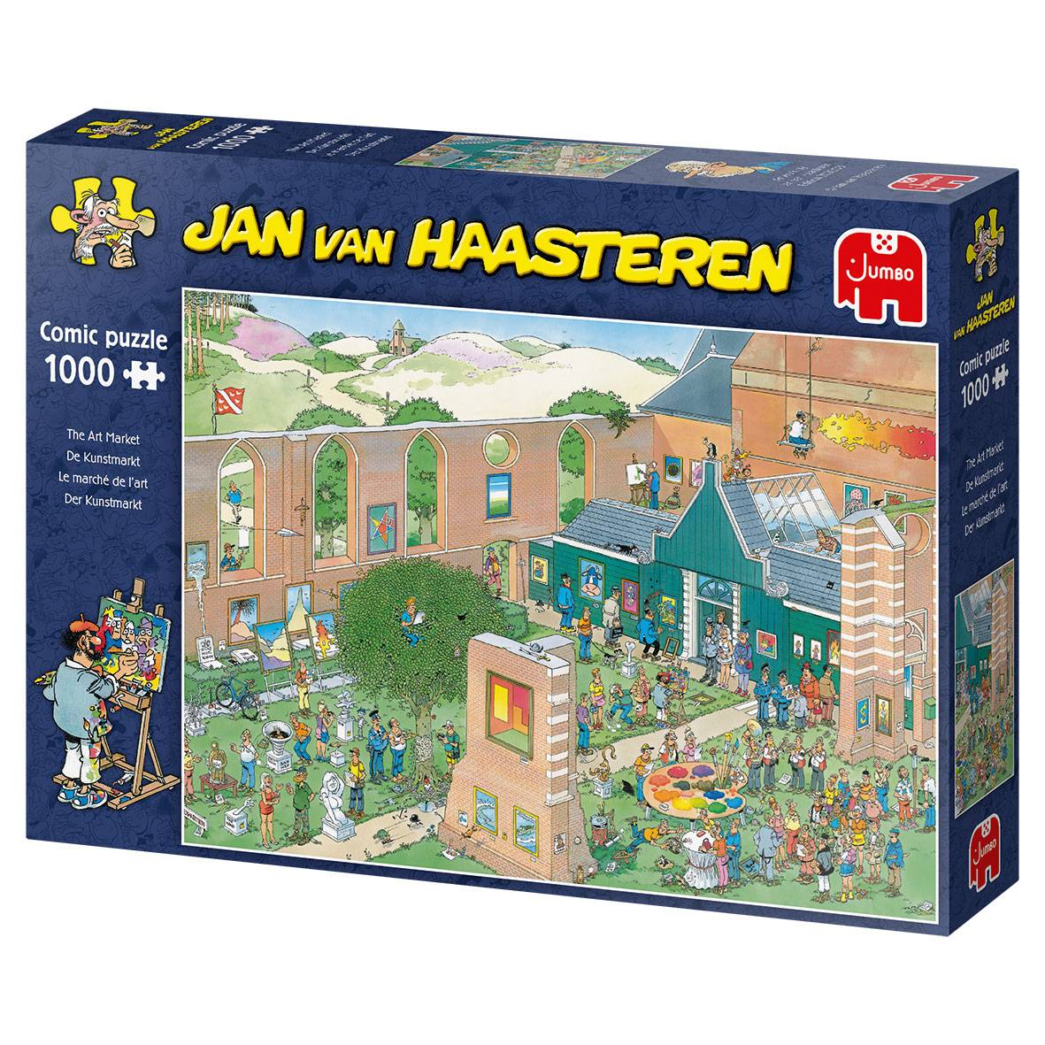 Jumbo 20022 Jan van Haasteren - Der Kunstmarkt 1000 Teile Puzzle