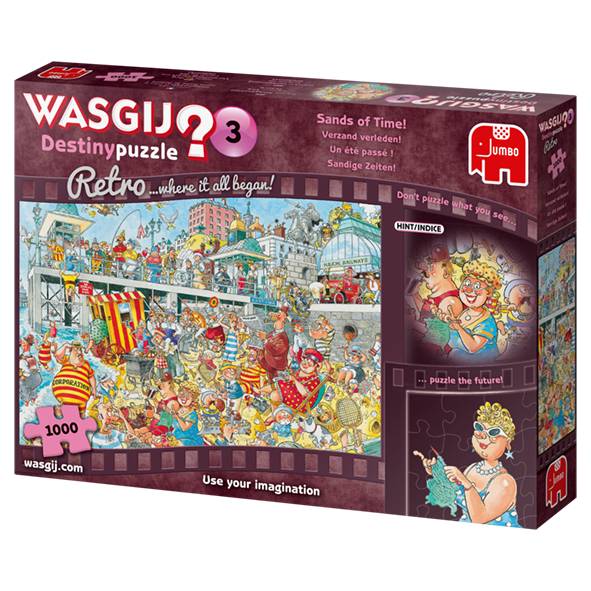 Jumbo 19169 Wasgij Destiny Retro 3 Sandige Zeiten! 1000 Teile Puzzle