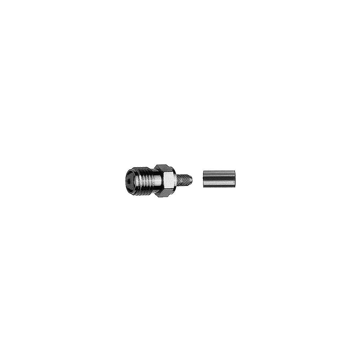 SC1-SMA-JC10 - SMA Buchse (f) gerade RG58, RG58 C/U