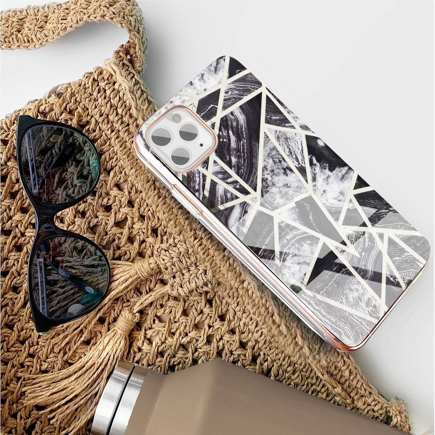 Handy Hülle Schutz Cover Case "Marble Cosmo" Muster Handyschale Tasche für Samsung Galaxy A52s 5G (A528B) Motiv 7