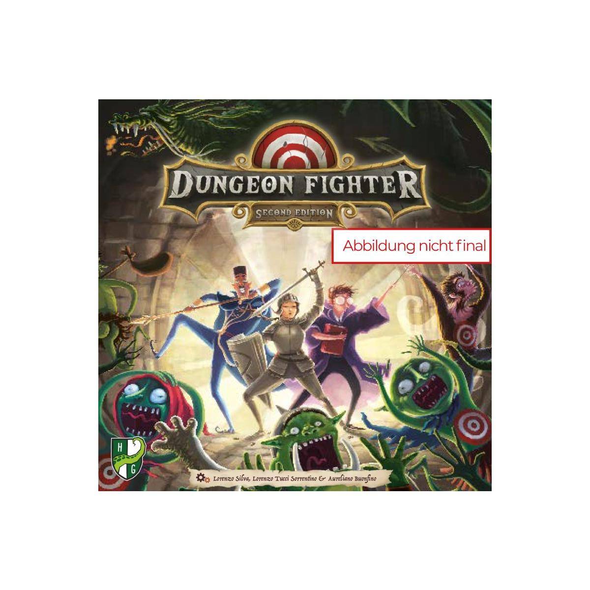 HR042 - Dungeon Fighter 2. Edition - Brettspiel, für 1-6 Spieler, ab 14 Jahren (DE-Ausgabe)