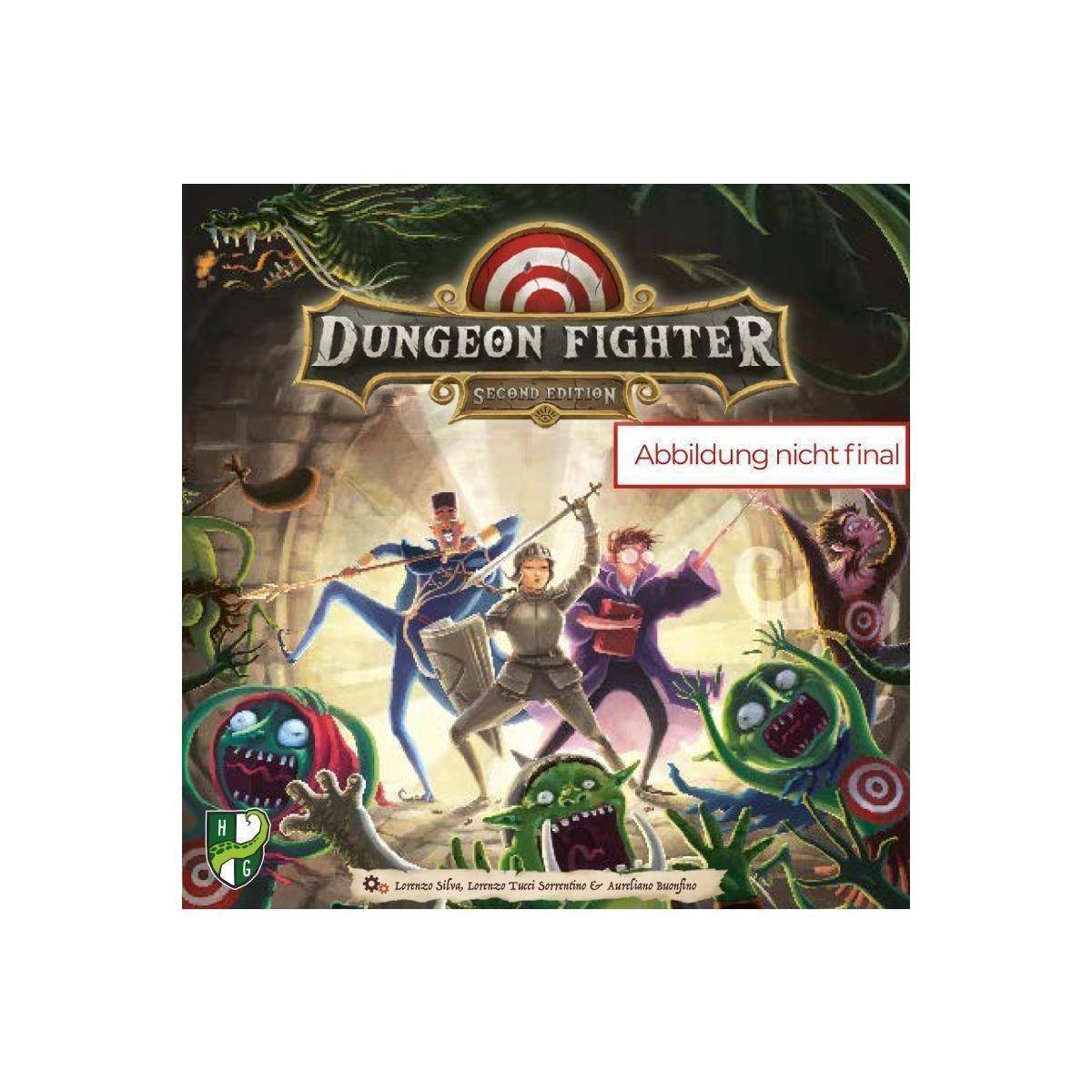 HRG070580 - Dungeon Fighter 2. Edition - Brettspiel, für 1-6 Spieler, ab 14 Jahren (DE-Ausgabe)
