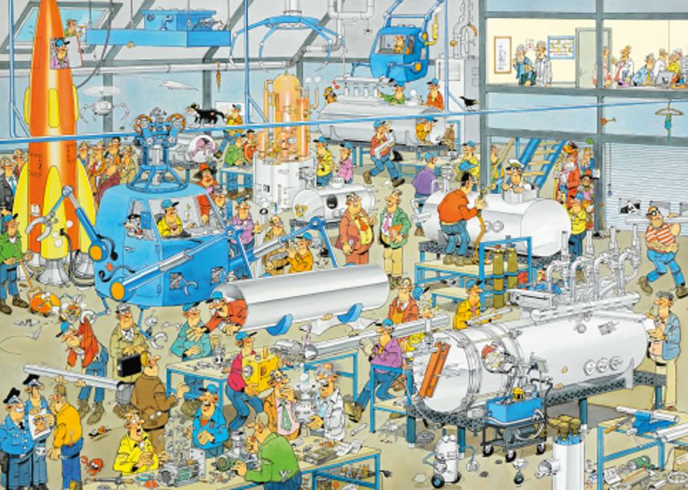 Jan van Haasteren Technische Höhepunkte 1000 Teile Puzzle