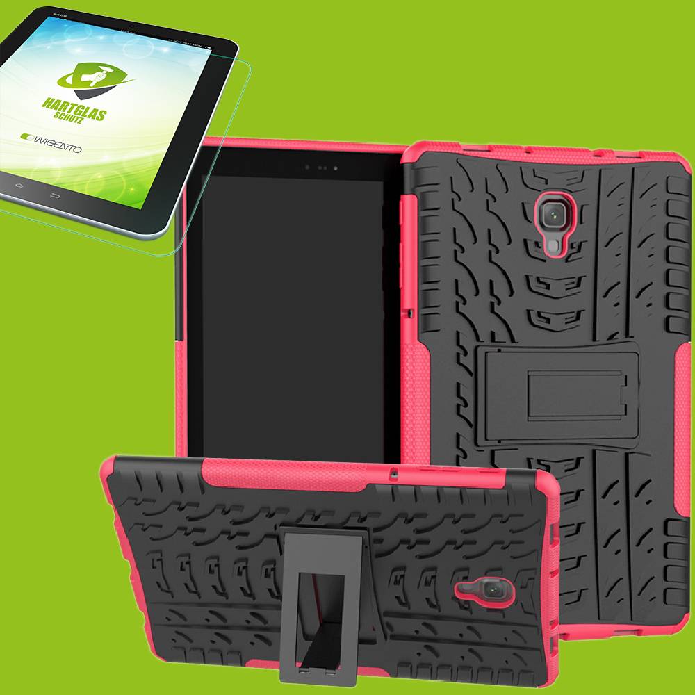 Für Tablet aufstellbare Outdoor Hybrid Tasche Etuis Cover Case Schutz Robust Neu