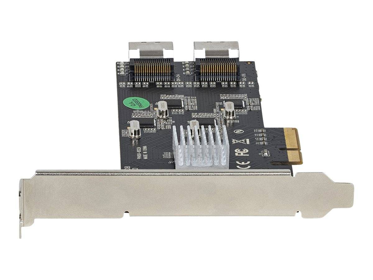 StarTech.com SATA PCIe Controller 8 Port - 6 Gbit/s PCI Express SATA Adapter - SATA PCIe Schnittstellenkarte - PCI-e x4