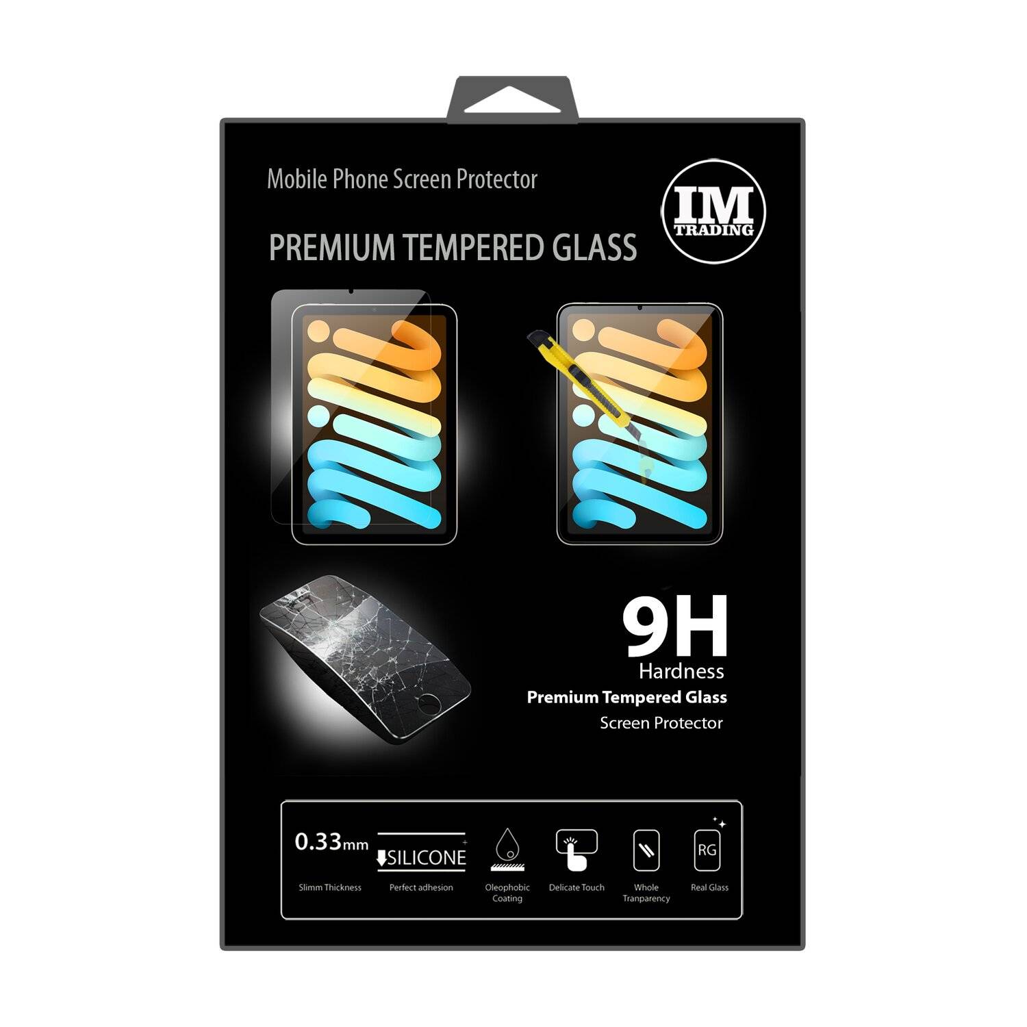 cofi1453® Schutzglas 9H kompatibel mit Apple iPad Mini 6 2021 8.3" Displayschutzfolie Schutzfolie Passgenau