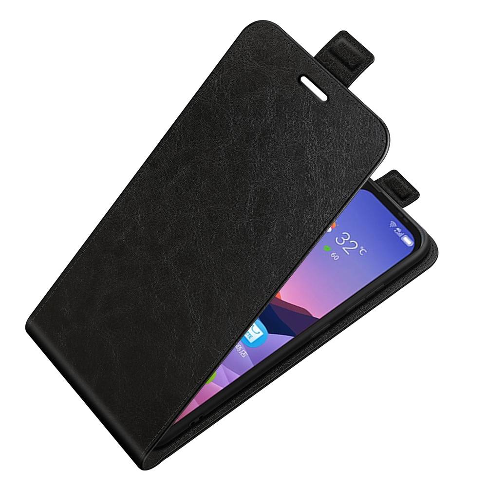 Fliptasche Premium Schwarz für ZTE Blade V2020 Smart Hülle Case Cover Schutz Zubehör Etui Neu