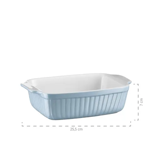 Mäser 931135 Kitchen Time Auflaufform-Set, 33 x 8 cm + 25,5 x 7 cm, rechteckig, hellblau/weiß, 2-teilig (1 Set) Mäser 931135 Kitchen Time Auflaufform-Set, 33 x 8 cm + 25,5 x 7 cm, rechteckig, hellblau/weiß, 2-teilig (1 Set)