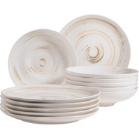 Mäser 931605 Tafelservice Derby für 6 Personen, Porzellan, weiß (1 Set, 12-teilig) Mäser 931605 Tafelservice Derby für 6 Personen, Porzellan, weiß (1 Set, 12-teilig)