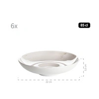 Mäser 931605 Tafelservice Derby für 6 Personen, Porzellan, weiß (1 Set, 12-teilig) Mäser 931605 Tafelservice Derby für 6 Personen, Porzellan, weiß (1 Set, 12-teilig)