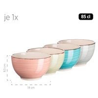 Mäser 931604 Kombiservice Lumaca für 4 Personen, Steingut, blau/grün/türkis (1 Set, 16-teilig) Mäser 931604 Kombiservice Lumaca für 4 Personen, Steingut, blau/grün/türkis (1 Set, 16-teilig)