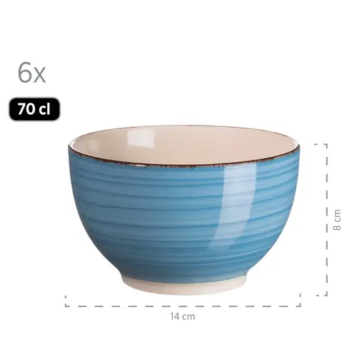 Mäser 931619 Kombiservice Lumaca für 6 Personen, Steingut, dunkelblau (1 Set, 30-teilig) Mäser 931619 Kombiservice Lumaca für 6 Personen, Steingut, dunkelblau (1 Set, 30-teilig)