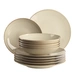 Mäser 931734 Tafelservice Ossia für 6 Personen, Steinzeug, grau (1 Set, 12-teilig) Mäser 931734 Tafelservice Ossia für 6 Personen, Steinzeug, grau (1 Set, 12-teilig)