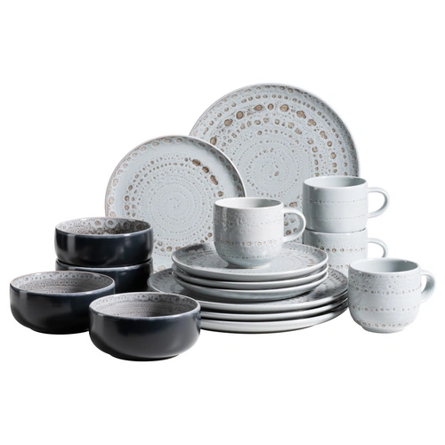 Mäser 931745 Kombiservice Spicy Market für 4 Personen, Steingut, blau (1 Set, 16-teilig) Mäser 931745 Kombiservice Spicy Market für 4 Personen, Steingut, blau (1 Set, 16-teilig)