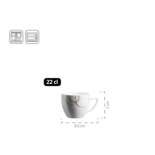 Mäser 931207 Kombiservice Nela für 6 Personen, Porzellan, weiß (1 Set, 30-teilig) Mäser 931207 Kombiservice Nela für 6 Personen, Porzellan, weiß (1 Set, 30-teilig)