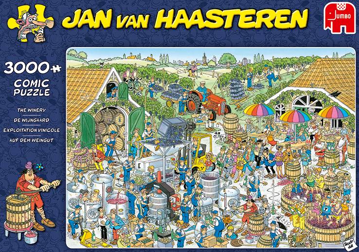 Jan van Haasteren, Auf dem Weingut, 3000 Teile Puzzle