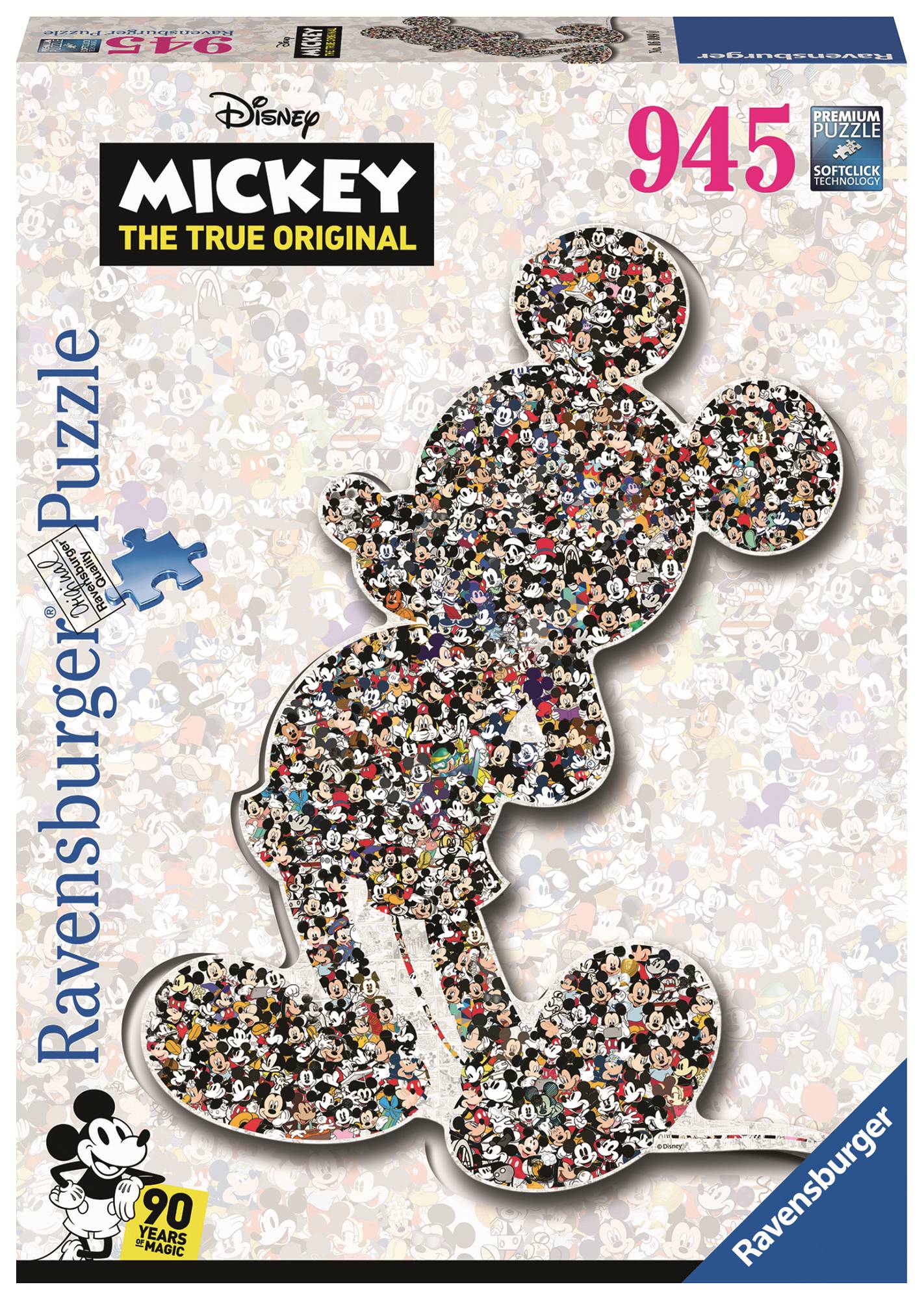 Shaped Mickey 945 Teile Silhouette Puzzle