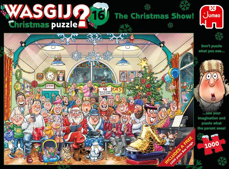 Wasgij Christmas 16 Die Weihnachtsshow 2x1000 Teile Puzzle