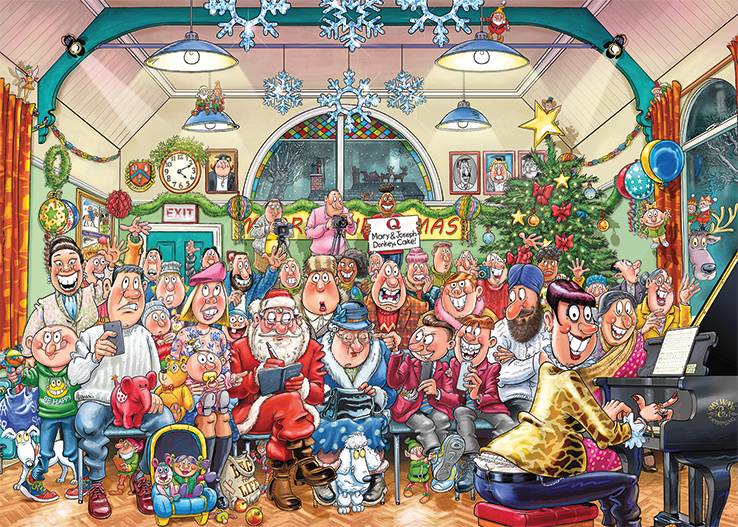 Wasgij Christmas 16 Die Weihnachtsshow 2x1000 Teile Puzzle