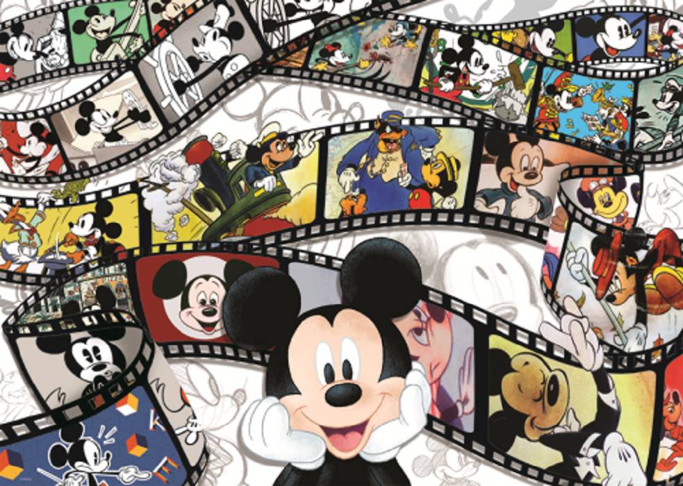 Mickey 90 Jahre Collection 1000 Teile Puzzle