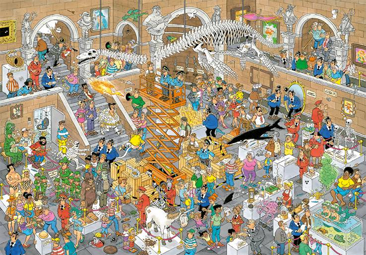 JUMBO 20031 Jan van Haasteren Kuriositätenkabinett 3000 Teile Puzzle