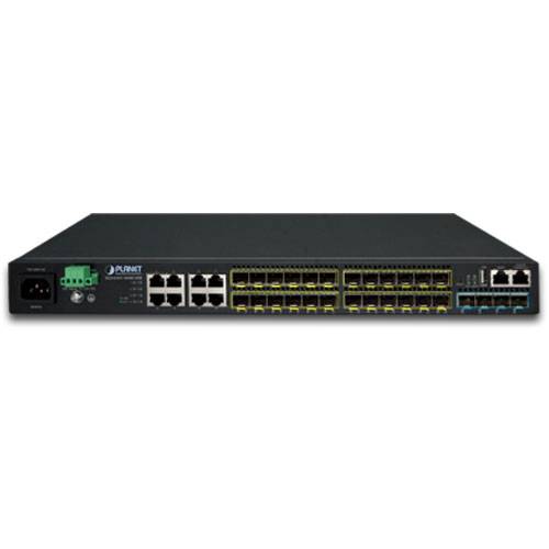 PLANET SGS-6341-16S8C4XR - Switch - L3 - managed - 8 x Kombi-Gigabit-SFP + 16 x Gigabit SFP + 4 x 10 Gigabit SFP+ (Uplink)