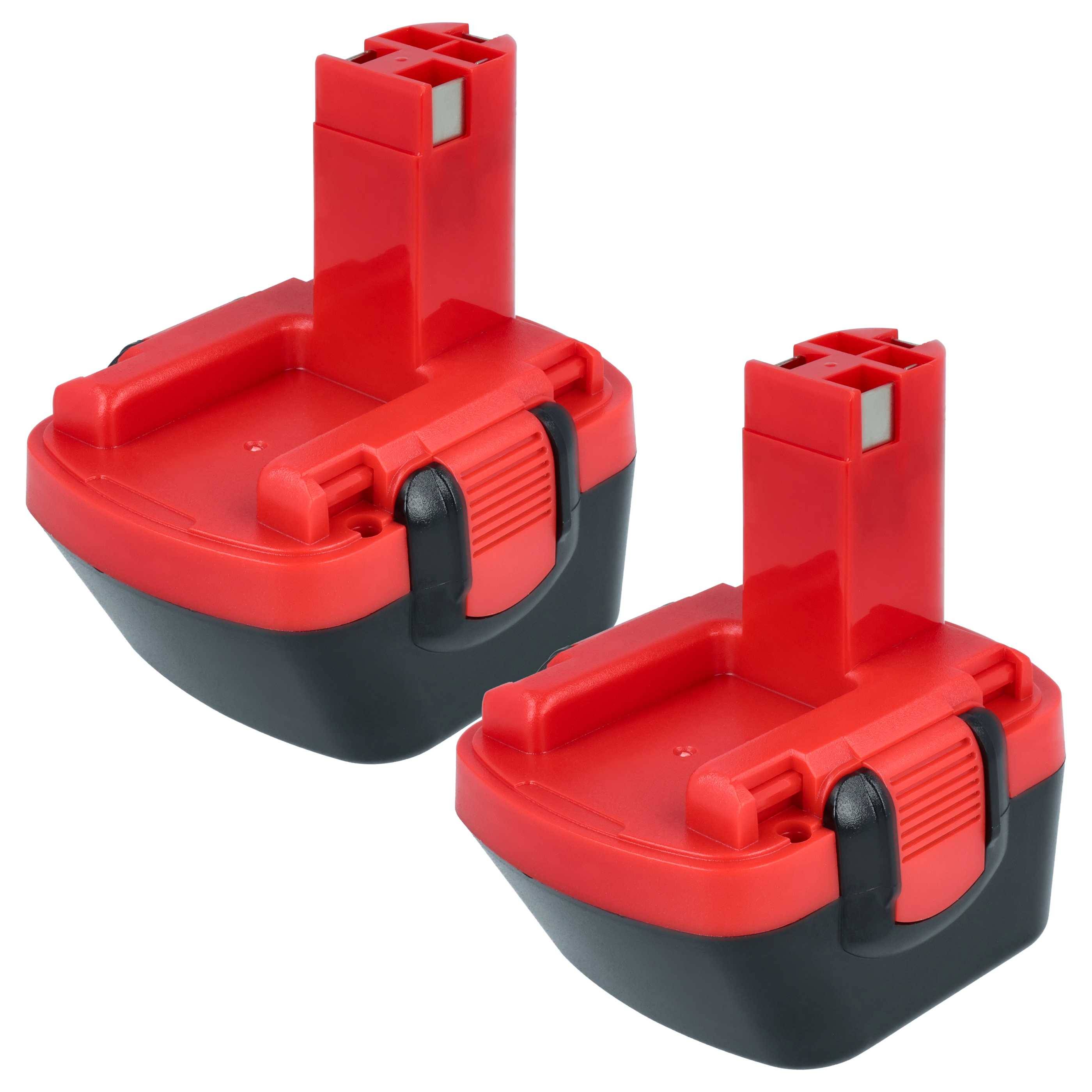 vhbw 2x Akku Ersatz für Bosch 2 607 335 416, 2 607 335 429, 2 607 335 414, 2 607 335 415 für Werkzeug (3000 mAh, NiMH, 12 V)